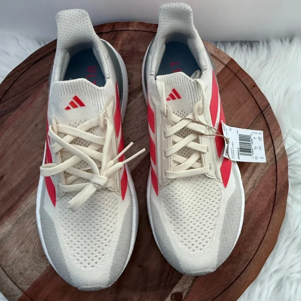 Adidas‎ Ultraboost 5X W Running Shoes Cream Coral White Women US 8